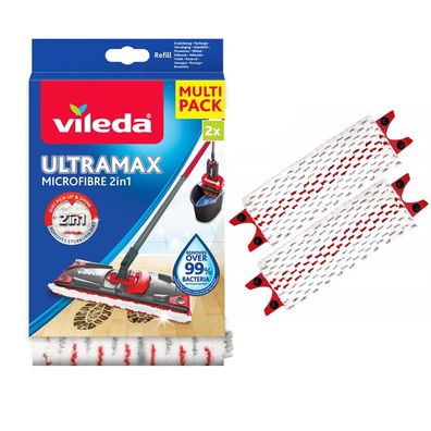 2 Ersatzpads Vileda Ultramax und Ultramat Turbo Multipack 2x Haushalt Putzgerät