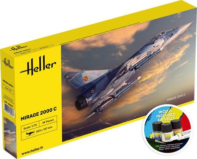 Heller 1:72 56303 Starter KIT Mirage 2000 C