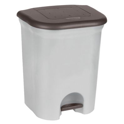 Treteimer Tret-Abfalleimer Mülleimer Abfallbehälter mit 2 Behältern 11-Liter