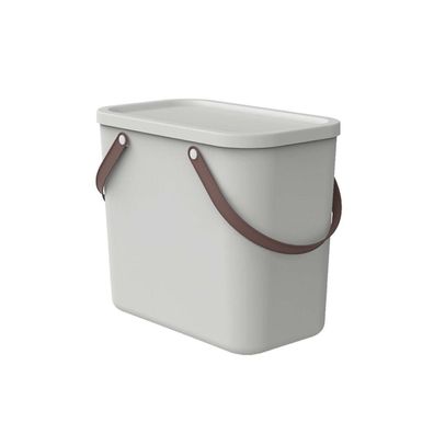 Aufbewahrungsbehälter Behälter Aufbewahrungsbox mit Deckel 25L Weiß