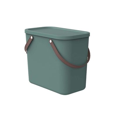 Aufbewahrungsbehälter Behälter Aufbewahrungsbox mit Deckel 25L Dunkelgrün