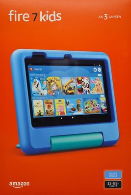 Amazon Fire 7 Kids Edition-Tablet (2022) 17,7 cm (7 Zoll) Display, 32 GB, blaue ...