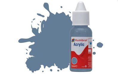 Humbrol DB0157 Humbrol Acrylic Dropper BOTTLE 14ML No.157 Azure Blue Matt - NEU