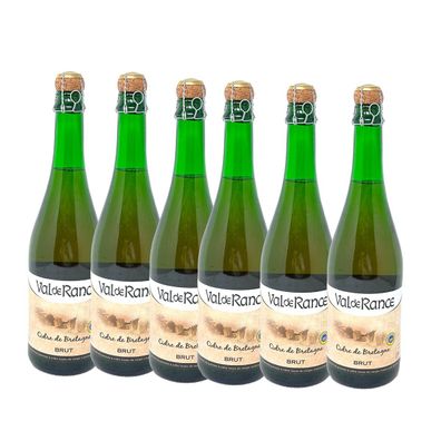 Val de Rance Cidre de Bretagne Brut Apfelwein aus Frankreich 6 x 0,75 Liter