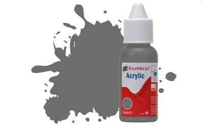 Humbrol DB0246 Humbrol Acrylic Dropper BOTTLE 14ML No.246 RLM 75 Grauviolett Matt -