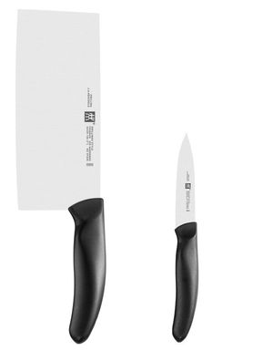Zwilling Messerset 2tlg Küchenmesser Set Hackmesser 18cm & Gemüsemesser 8cm