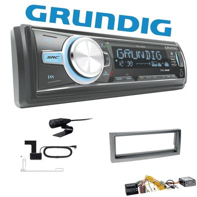 Autoradio Grundig für Peugeot 407 anthrazit mit Canbus Bluetooth DAB+ USB AUX