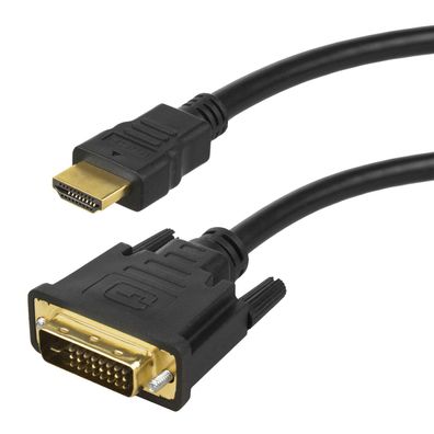 HDMI Adapterkabel Videokabel Anschlüsse Plug and Play Schwarz 2m FullHD