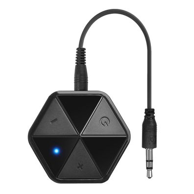 Tragbar Bluetooth Musik Adapter Kabellos Sender Empfänger 3.5mm AUX Transmitter