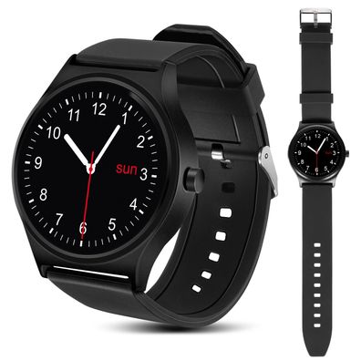 Smartwatch Armbanduhr Pulsuhr Blutdruck Schrittzähler Touchscreen Fitness NanoRS