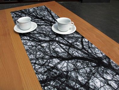 Tischläufer Tischband Tischdecke aus Filz mit Muster Pflegeleicht Tisch-Deko