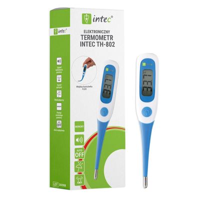 Thermometer Elektronisches Thermometer Fieberthermometer mit Flexibler Spitze