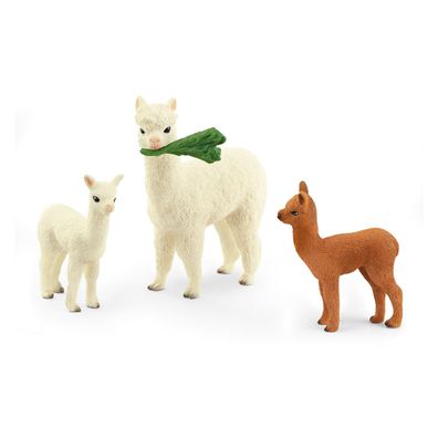 Spielzeug Alpaca Set Wild Life Figure 3 Pack Animal Toy Figurines Child Alpaka
