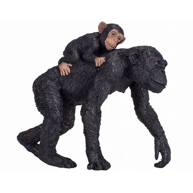 Schimpanse mit Baby Figur Tiere Sammlung Animal Planet Wildlife Action-Figur
