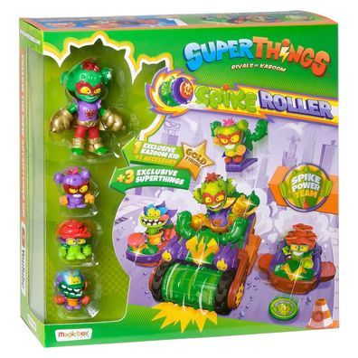 Spielzeug Action Figur SuperThings Rivals of Kazoom Vehicle Spike Roller Cactus