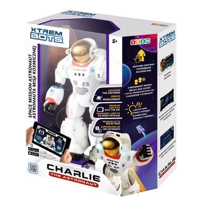 Spielzeug XTREM BOTS interaktiver Roboter Charlie der Astronaut