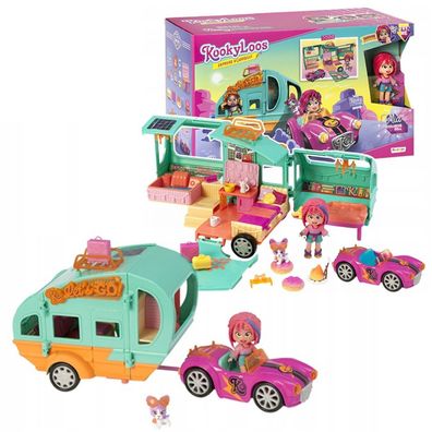 Spielzeug Spielset Kookyloos Mia Wohnwagen Set MIA'S KOOKY Caravan