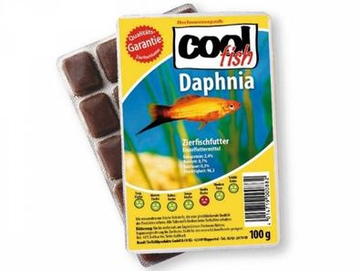 Cool fish Daphnia Fischfutter tiefgekühlt 100 g (Inhalt Paket: 10 Stück)