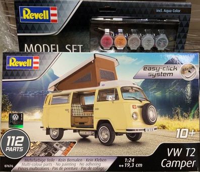 Revell 1:24 67676 Model Set VW T2 Camper