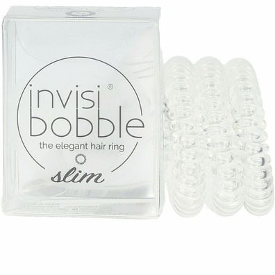 Invisibobble Slim Crystal Clear 3 Artikel