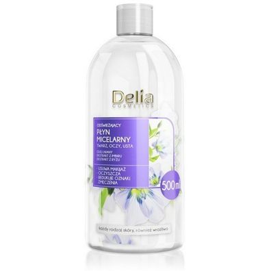 Delia Cosmetics Micellar Refreshing Lotion - Alle Hauttypen 500ml