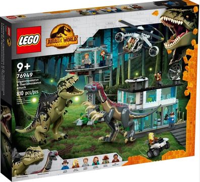 Lego Jurassic World 76949 Giganotosaurus Therizinosaurus Angriff