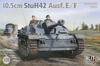 Takom 1:35 TAK8016 10,5 cm StuH 42 Ausf. E/ F