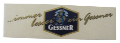 Brauerei Gessner - Aufkleber 20 x 6 cm