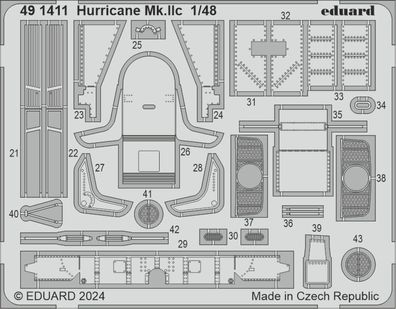 Eduard Accessories 1:48 Hurricane Mk. IIc 1/48