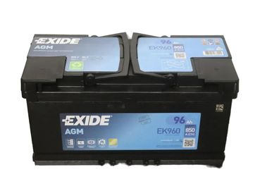 Exide EK960 96Ah 850a AGM Start-Stopp Autobatterie