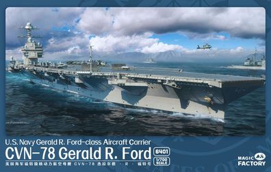 Magic Factory 1:700 6401 U.S. Navy Gerald R. Ford-class aircraft carrier- USS Gerald
