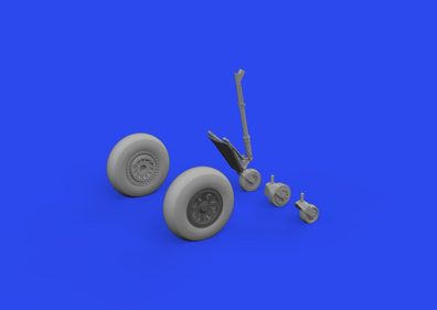 Eduard Accessories 1:48 TBF/ TBM wheels w/ smooth tire 1/48 Academy