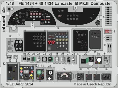 Eduard Accessories 1:48 Lancaster B Mk. III Dambuster 1/48 HKM