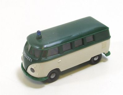 Brekina H0 1/87 VW T1 Bus Polizei weiß grün o. OVP