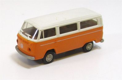 Brekina H0 1/87 VW T2 Bus orange weiß o. OVP