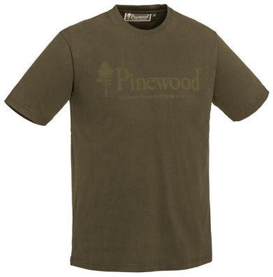 Pinewood 5445 Outdoor Life T-Shirt J. Oliv (713) - Größe: S