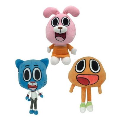 Niedliche Plüsch Spielzeug Figuren von Die fantastische Welt von Gumball Plüschtiere