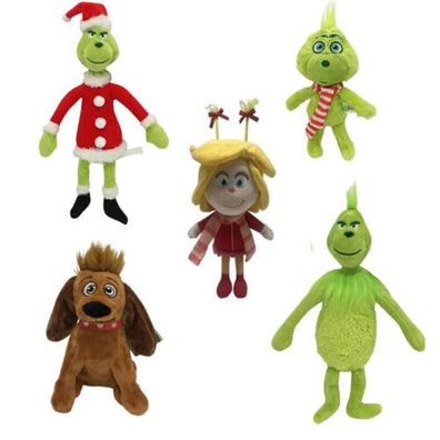 Weihnachts Grinch Plüsch puppe weiches Stofftier Teddybär Spielzeug Plüschtiere