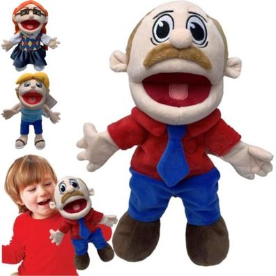 Jeffy und Feebee Hand puppen robuste weiche Plüsch Plüschtiere Spielzeug /