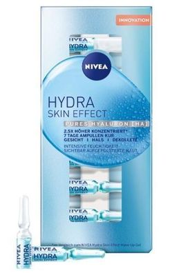 NIVEA HYDRA SKIN Effektkur - 7x1ml Feuchtigkeitsampullen
