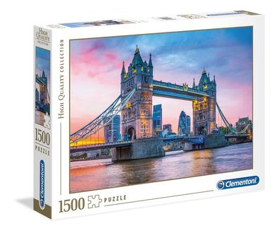 Sonnenuntergang über Tower Bridge - 1500 Teile Puzzle - High Quality Collection
