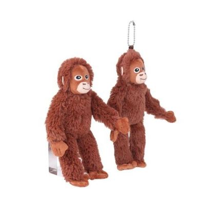 Gorilla Plüschtier Schimpansen Affe Anhänger Schlüsselanhänger Plüsch Spielzeug