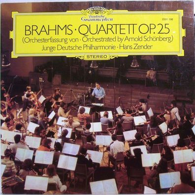 Deutsche Grammophon 2531 198 - Quartett Op. 25 (Orchesterfassung von = Orchestra