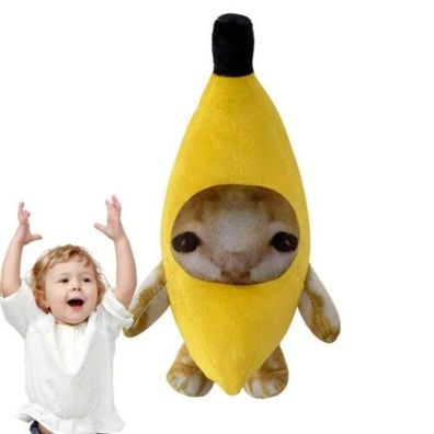Banane Katze Plüschtiere weinendes Gesicht machen Katze Plüsch Spielzeug