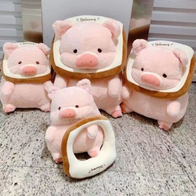 Lulu Schwein Anime Lulu Schwein Brot Plüsch Spielzeug Plüschtiere