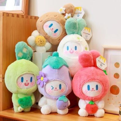 Kissen Beschwichtigung Elf Kuscheltiere Kaninchen Plüsch Spielzeug Plüschtiere Gemuse