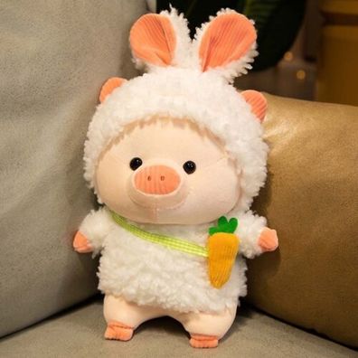 Plüschtiere Spielzeug Plüschpuppe verwandeln Schwein Kaninchen