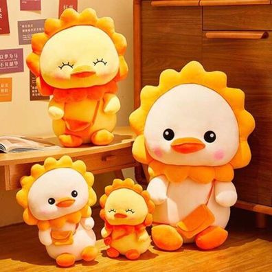 Sonnenblume Ente Plüschpuppe Spielzeug Plüschtiere