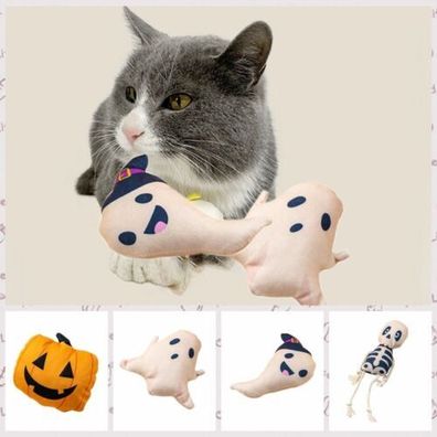 katze Halloween Plüschpuppe Zahneputzen Spielzeug Plüschtiere