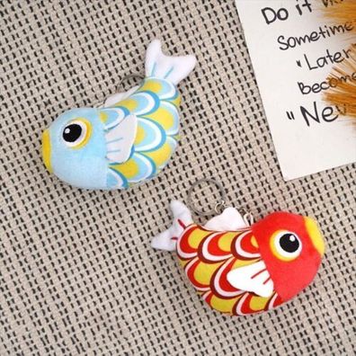 Tierpuppe Schmuck Fischpuppe Schlüsselanhänger Plüsch Spielzeug Plüschtiere